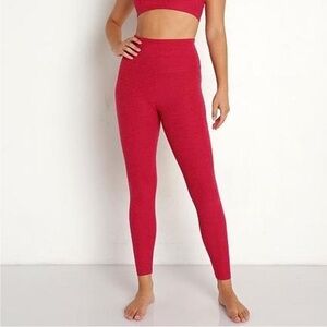 Beyond Yoga Spacedye High Waisted Legging Red Heather M